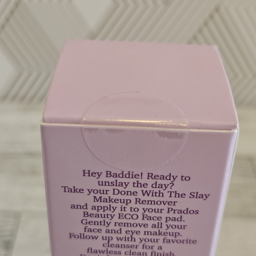 Prados Beauty Done With The Slay Makeup Remover NEW IN PACKAGE - Picture 4 of 4
